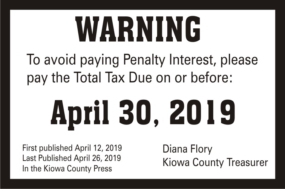 Tax Due Warning
