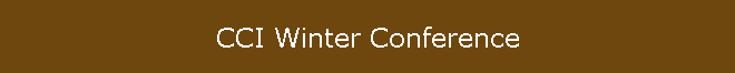 CCI Winter Conference