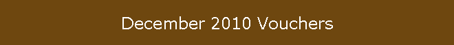 December 2010 Vouchers