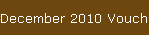 December 2010 Vouchers