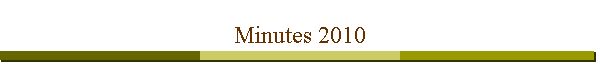 Minutes 2010