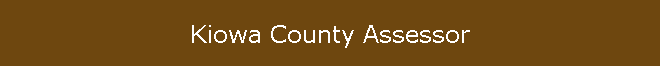 Kiowa County Assessor