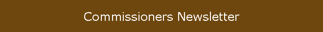 Commissioners Newsletter