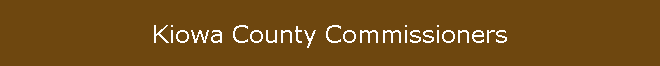 Kiowa County Commissioners